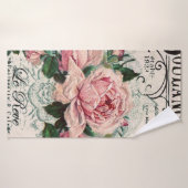 shabby chic, découpage, victorien, français chic, (Serviette de bain)