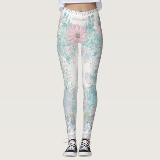 Shabby chic dromerige mist pastel kleuren junk jou leggings