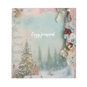 Shabby chic dromerige mist pastel kleuren junk jou notitieblok