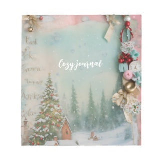 Shabby chic dromerige mist pastel kleuren junk jou notitieblok