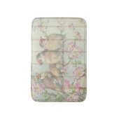  Shabby Chic Faded Floral Art Design Badmat (Voorkant Verticaal)