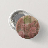  Shabby Chic Faded Red Roses Ronde Button 3,2 Cm (Voorkant /achterkant)