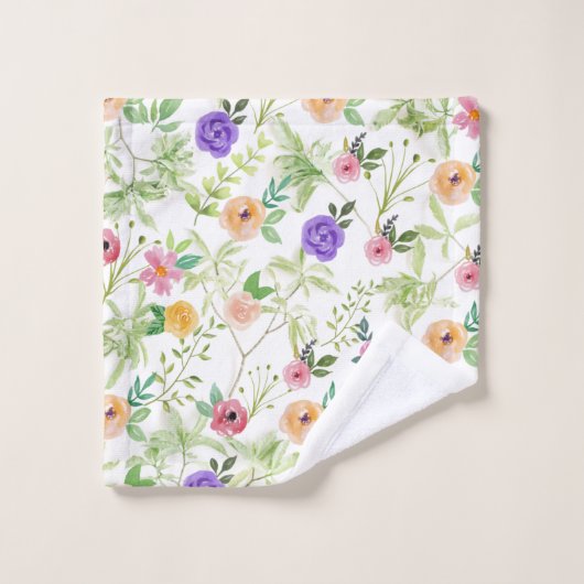 Shabby Chic Floral (Gant de toilette)