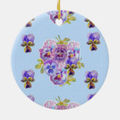 Shabby Chic Floral Aimer You Grand-mère Décoration (Dos)