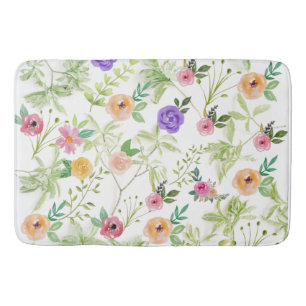 Shabby Chic Floral Badmat