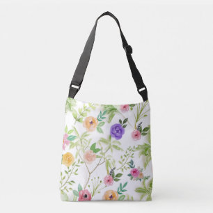 Shabby Chic Floral Crossbody Tas