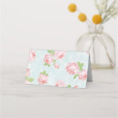 Shabby Chic Floral Place Cards (Achterkant)