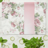  Shabby Chic Flowers-Personalized Theedoek (Gevouwen)