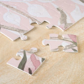Shabby chic, franse chic, , floral, rustic, pi legpuzzel (Zijkant)