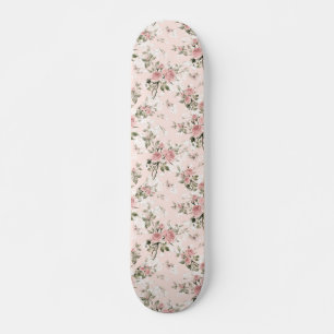 Shabby chic, franse chic, , floral, rustic, pi skateboard