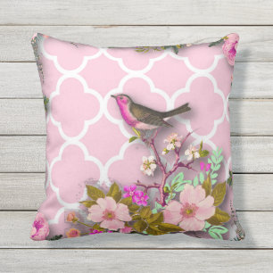 Shabby chic, franse chic, , floral, rustisch, bi buitenkussen