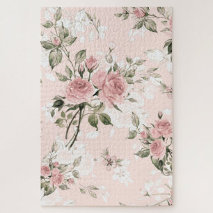 Shabby chic, franse chic, vintage, floral, rustic, legpuzzel