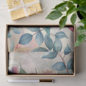 Shabby Chic  geïnspireerde pastelbloem Tissuepapier (Geschenk)