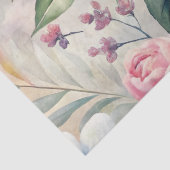 Shabby Chic  geïnspireerde pastelbloem Tissuepapier (Detail)