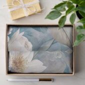 Shabby Chic  geïnspireerde pastelbloem Tissuepapier (Geschenk)