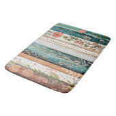 Shabby chic gemengde patronen badmat (Gekanteld)