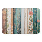 Shabby chic gemengde patronen badmat (Voorkant)