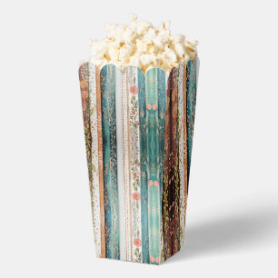 Shabby chic gemengde patronen bedankdoosjes