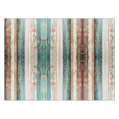 Shabby chic gemengde patronen tafelkleed (Voorkant (Horizontaal))