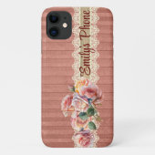 Shabby Chic gepersonaliseerd Case-Mate iPhone Case (Achterkant)