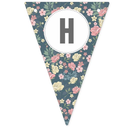 Shabby Chic Happy Birthday Banner (Tweede vlag)