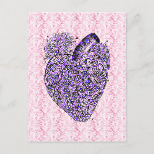 Shabby Chic Heart Briefkaart