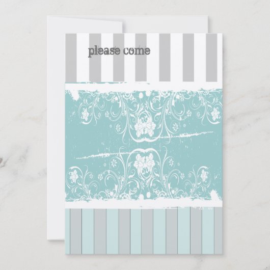 Shabby Chic Housewarming Invitation Kaart (Voorkant)