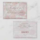 SHABBY CHIC II ~ CARTE DE VISITE (Devant / Derrière)