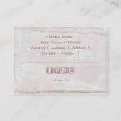 SHABBY CHIC II ~ CARTE DE VISITE (Dos)