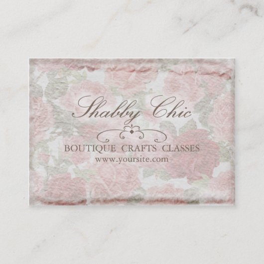 SHABBY CHIC II ~ CARTE DE VISITE (Devant)