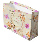 Shabby Chic in Parijs Groot Cadeauzakje (Achterkant Gekanteld)