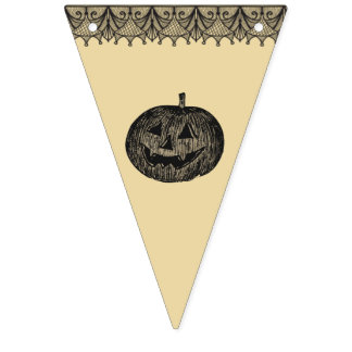 Shabby Chic Kijk Halloween Bunting Banner