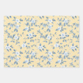 Shabby Chic Lemon Blossom Wrapping Paper (Voorkant 3)