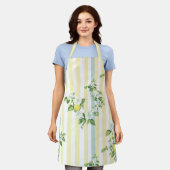 Shabby Chic Lemon Floral Series Design #11 Schort (Gedragen)