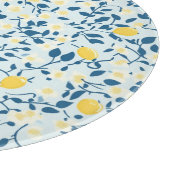 Shabby Chic Lemon Floral Series Design #3 Snijplank (Hoek)