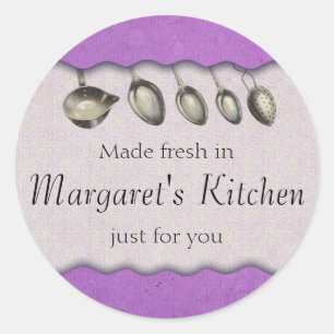 Shabby chic lepels voedselgift label labels