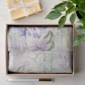 Shabby Chic Lila Series Design 7 Tissuepapier (Geschenk)