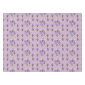 Shabby Chic Lilac Chintz Pansy Nappe Florale (Devant (Horizontal))