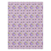 Shabby Chic Lilac Chintz Pansy Nappe Florale (Devant)