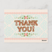 Shabby Chic Merci Cartes (Dos)