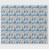 Shabby Chic Nautical Theme Wrapping Paper Cadeaupapier (Vlak)