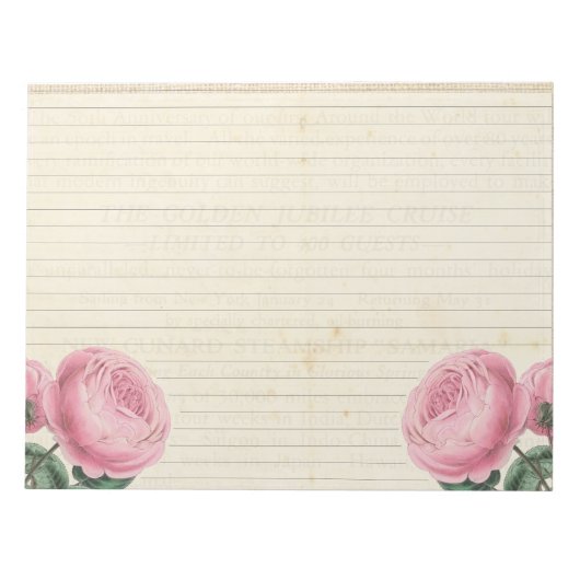 Shabby Chic Notitieblok (Voorkant)