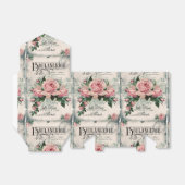 shabby chic , ontkoppeling , Victoriaans , frans c Bedankdoosjes (Uitgevouwen)