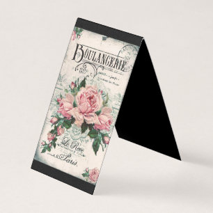 shabby chic , ontkoppeling , Victoriaans , frans c Visitekaartjes