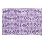 Shabby Chic Paars en white Paisley Pattern Kussensloop (Voorkant)