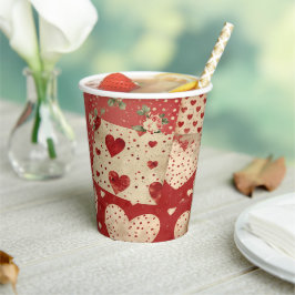  shabby chic papieren bekers