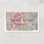 Shabby Chic Paris Style Visitekaartje (Voorkant)