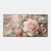  Shabby Chic Pastel Roze Rose Bureaumat (Voorkant)