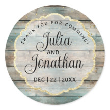 Shabby Chic Pastel Wood Bedankt