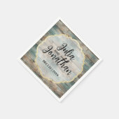 Shabby Chic Pastel Wood Servet (Hoek)